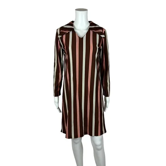 white christmas dresses Vintage 60s 70s Phoenix Tunic Mini Dress main image 1